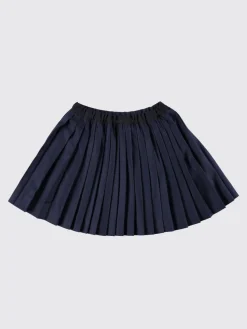 Gonna in misto lana plissettata Bonpoint