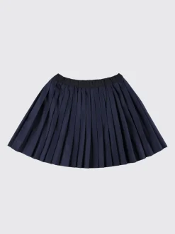 Gonna in misto lana plissettata Bonpoint