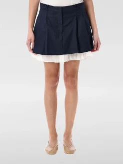 Gonna in misto viscosa gessata The Garment