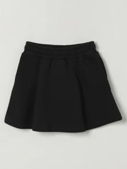 Gonna jogging in cotone con logo Mochino