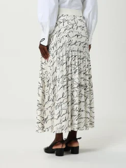 Gonna Karl Lagerfeld in crêpe plissettato