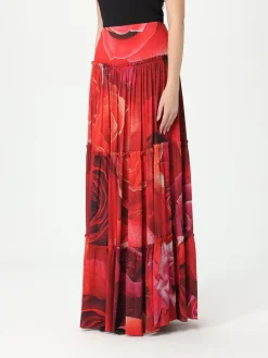 Gonna lunga in viscosa stampata Roberto Cavalli