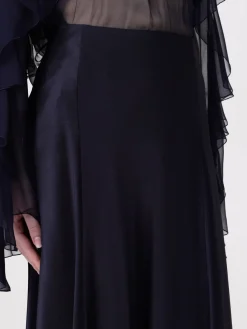 Gonna midi Alberta Ferretti in raso