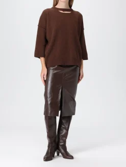 Gonna midi Federica Tosi in pelle