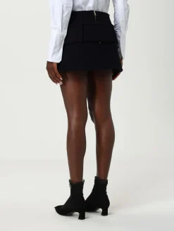 Gonna mini con maxi cinta Patou