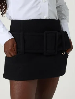 Gonna mini con maxi cinta Patou