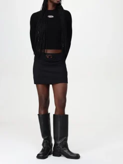 Gonna mini Diesel in misto lana