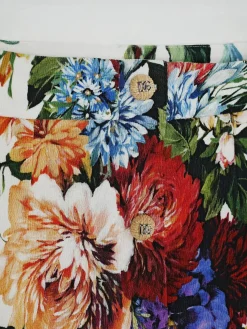 Gonna mini Dolce & Gabbana in misto cotone floreale