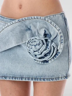 Gonna mini Magda Butrym in denim