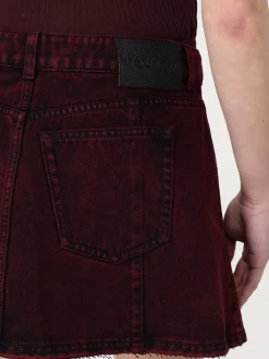 Gonna mini McQueen in denim