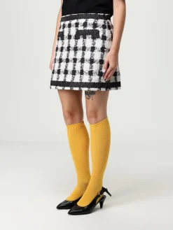 Gonna mini Moschino Couture in tessuto stampato