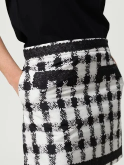 Gonna mini Moschino Couture in tessuto stampato