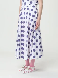 Gonna Moschino Couture in cotone a pois