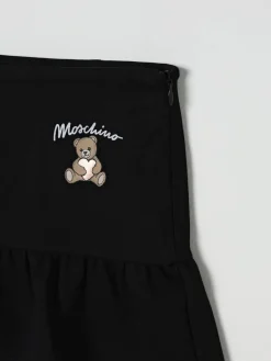 Gonna Moschino in misto viscosa con logo