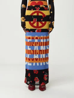 Gonna Moschino Jeans in jersey stampato