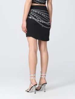 Gonna Paco Rabanne in jersey stampato