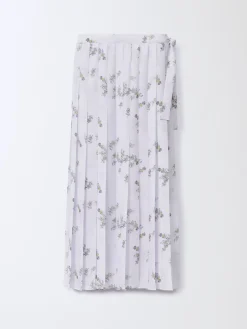 Gonna plissettata a fantasia floreale Fabiana Filippi