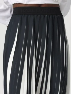 Gonna plissettata Karl Lagerfeld in misto viscosa