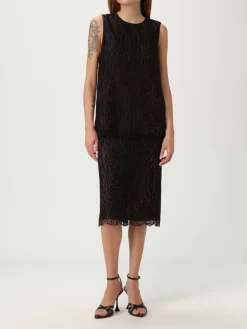 Gonna Tom Ford in misto viscosa animalier