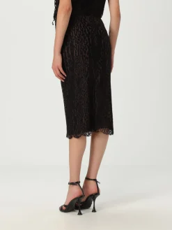 Gonna Tom Ford in misto viscosa animalier