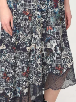 Gonna Zadig & Voltaire in viscosa stampata