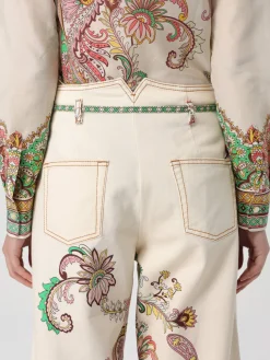 Jeans a gamba larga Paisley Etro