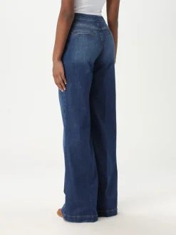 Jeans a zampa Twinset in denim