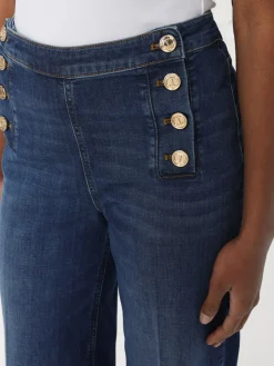 Jeans a zampa Twinset in denim