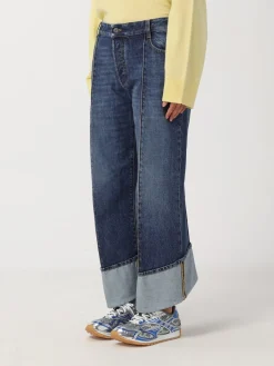 Jeans Bottega Veneta in denim con venature