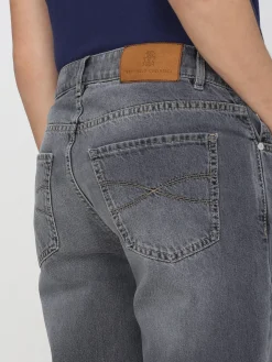 Jeans Brunello Cucinelli in denim di cotone