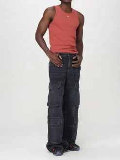 Jeans cargo Diesel in denim