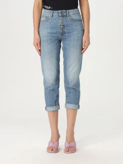 Jeans cropped Dondup in denim
