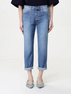 Jeans cropped Dondup in denim