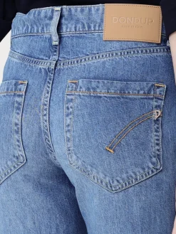 Jeans cropped Dondup in denim