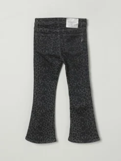 Jeans Dondup Kids in denin animalier