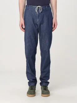 Jeans Eleventy in denim con coulisse