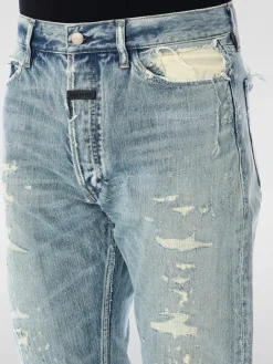 Jeans Fear Of God in denim distressed