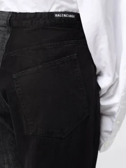 Jeans Fifty-Fifty Balenciaga in denim di cotone