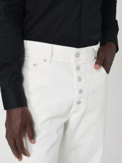 Jeans McQueen in denim