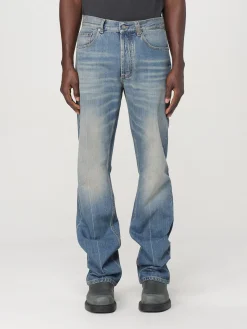 Jeans McQueen in denim