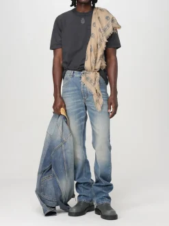 Jeans McQueen in denim