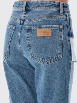 Jeans MM6 Maison Margiela in denim di cotone