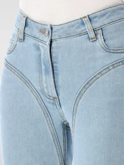 Jeans Mugler in denim