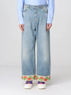 Jeans Valentino in denim con dettaglio stampato