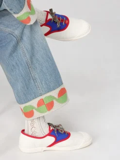 Jeans Valentino in denim con dettaglio stampato