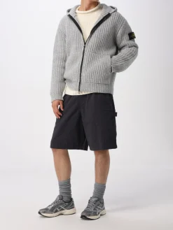 Maglia a collo alto con logo Stone Island