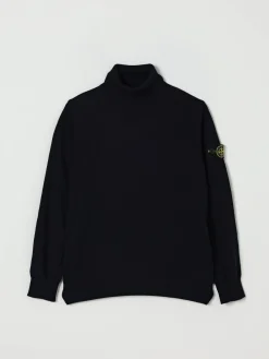 Maglia a dolcevita in lana vergine Stone Island Junior