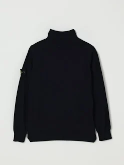 Maglia a dolcevita in lana vergine Stone Island Junior