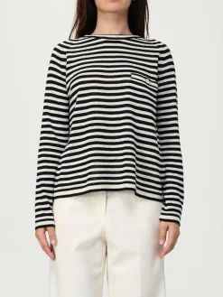 Maglia a girocollo a righe 's Max Mara in lino