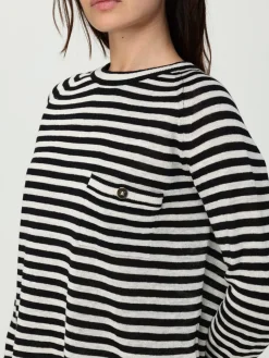 Maglia a girocollo a righe 's Max Mara in lino